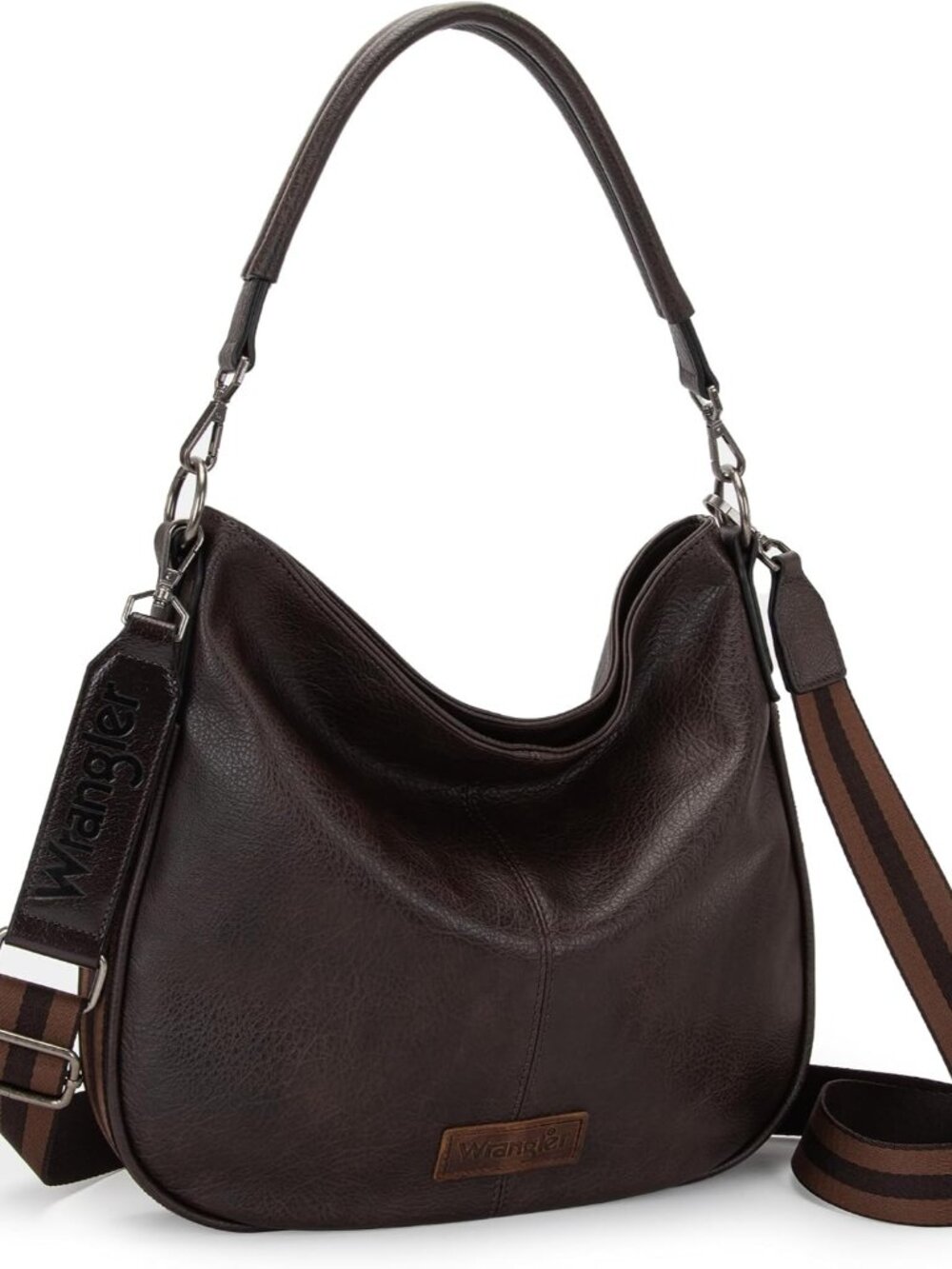 Wrangler Hobo Bags Crossbody Bag for Women Shoulder Purse Handbags with Adjustab